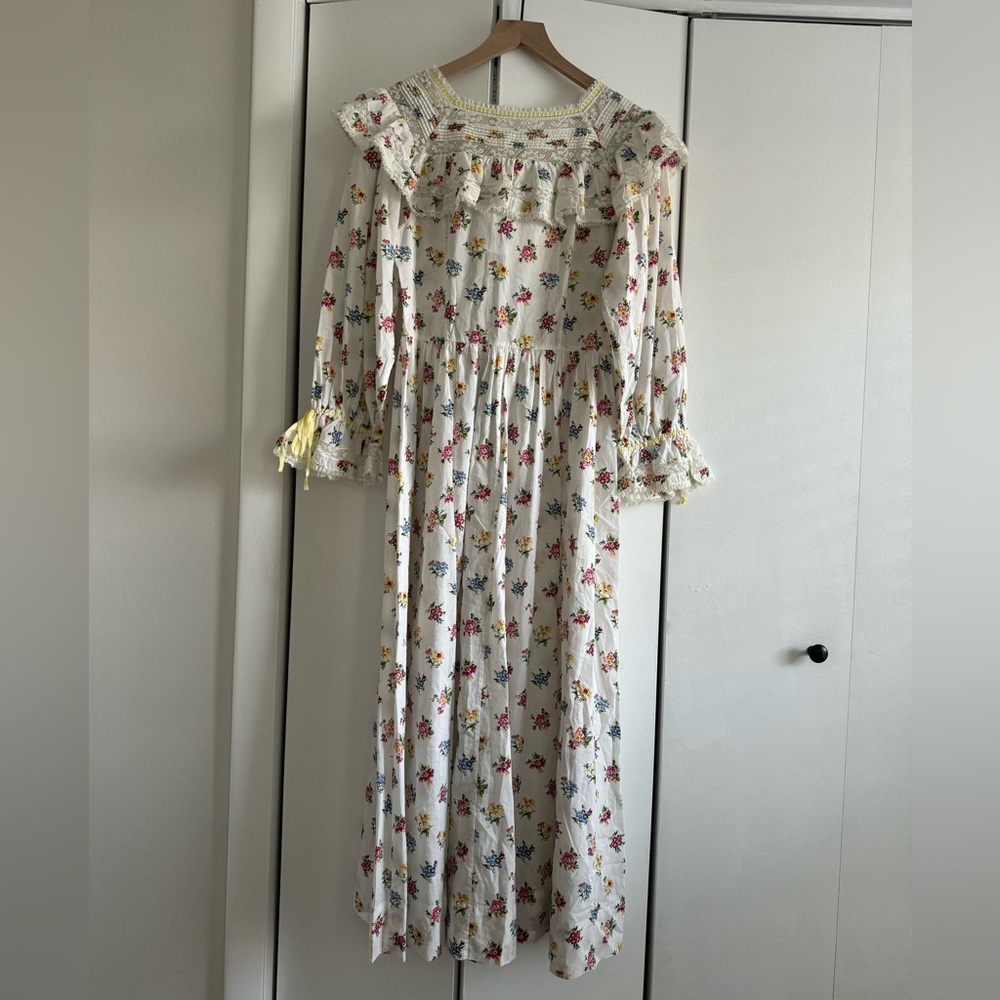 Doen Lucretia dress in Fleurs de Jonquille sz S - Picture 7 of 12